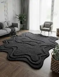 Handmade Designer Tufted Rug Woolen