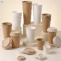 Water-Based Coated Paper Cups, Custom Printed