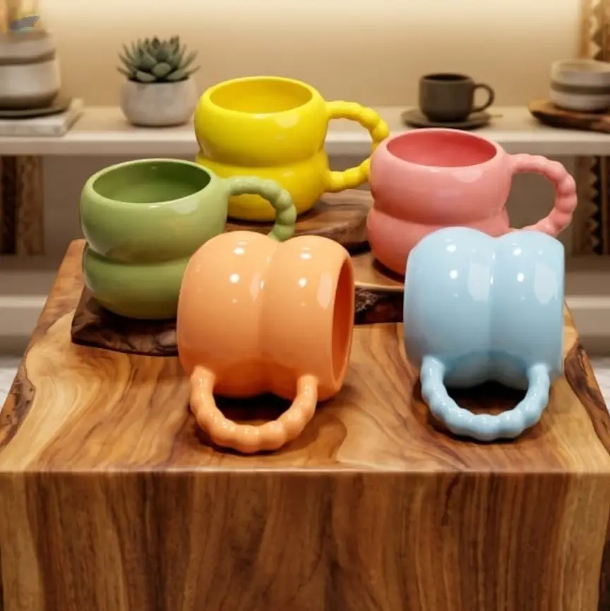 Handmade Bubble Mug - Stoneware 1200C