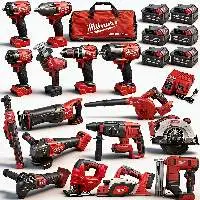 Milwaukee M--18 Fuel Lithium Battery Tool kits