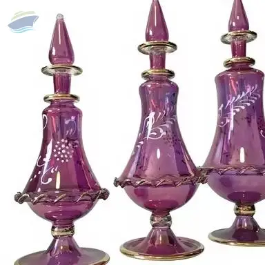 Unique Hand Painted Egyptian Perfume Bottles