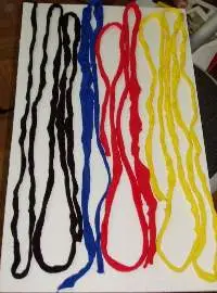 Selvedge (RAMA - String) Mix Color Waste / Scrap