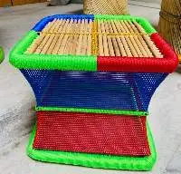 Wooden Bent Can Stool