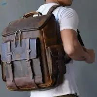 Leather Gents Back Bag