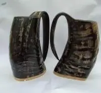Buffalo Horn Mugs