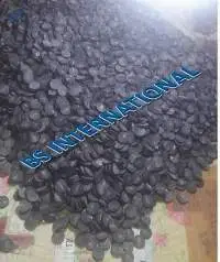Horn Buttons Blank Black