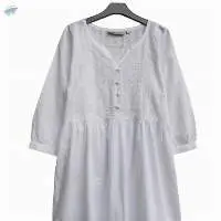 Cotton Hand Embroidered Tunic Top Blouse