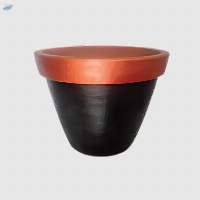 Painted Clay Planters