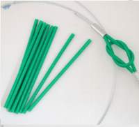 Braided Polyester Tube ( green color )
