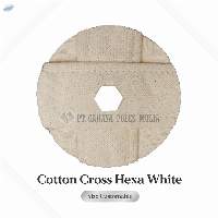 Cotton Cross 5'' (4 Ply) L.19 Hexa White