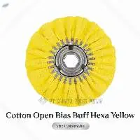 Cotton Open Bias Buff 9'' (16 Ply) L.32 Yellow