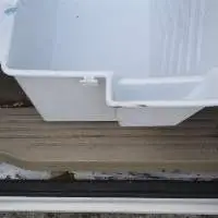 White Flat Plastic Buckets For Paint