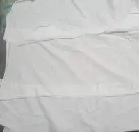 Stitched Wiping Rags ( White color)