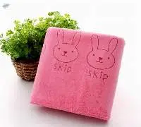 Cartoon Design Microfiber Face Bath Towel