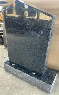 Grey Headstone with Base / Monument