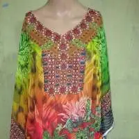 Digital Printed Beachwear Ladies Kaftans