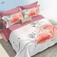 Digital Printed microfiber bed